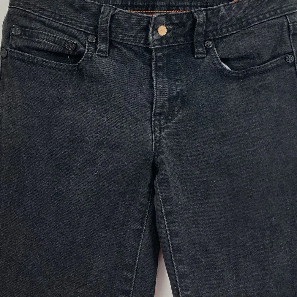Tory Burch Women’s  Skinny Black Jeans Size 24
